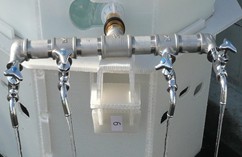 組立式 LCコンテナ EZバルブ対応　町野式バルブ　20mm４口水栓用(SVS)